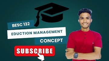 BESC 132 | Important question | EDUCTION MANAGEMENT | IGNOU WALA English marathon