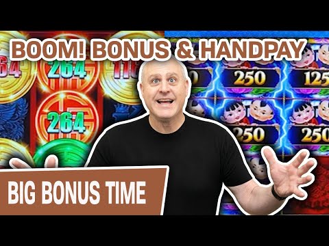 💣 BOOM! Bonus & Handpay 🤑 Rising Fortunes + Mighty Cash = HUGE CASINO FUN
