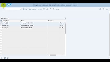 SCM600-Exercise 8.4 Collective Processing for Billing SAP (SD Tutorial)