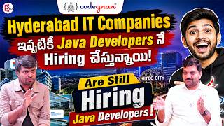 AI Eraలో కూడా Java Developersకి Huge Opportunities 💯| Hyderabad Jobs | Codegnan | SumanTV Nagaraju