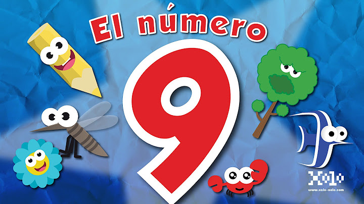 El número 9 en español para niños - Videos Aprende