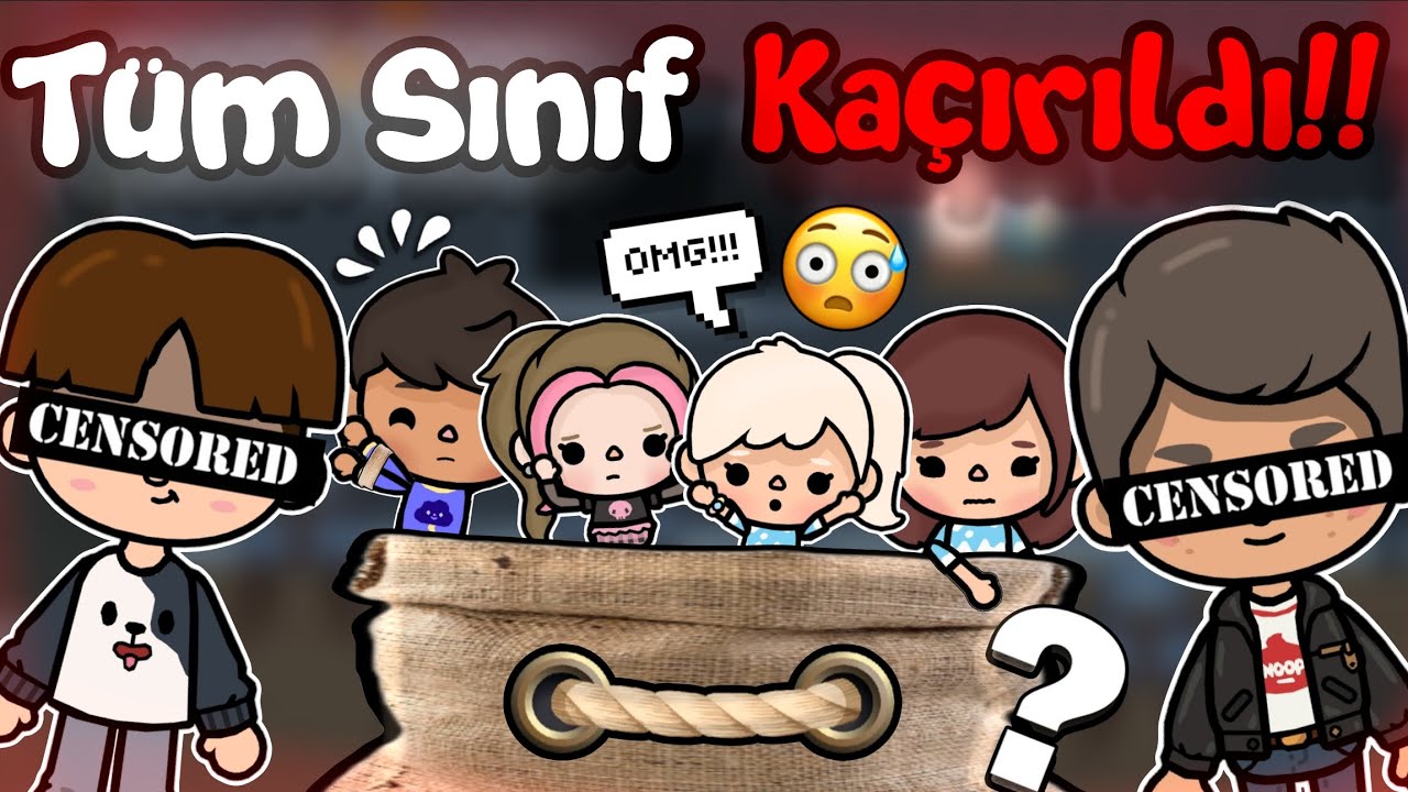 Tüm Sınıf Kaçırıldı!!🤕 (💔Yine💔) / Toca Boca World Türkçe / Justin Toca
