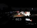ASMR Rainy Night Drive in Germany - Euro Truck Simulator 2
