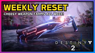 DESTINY 2 - WEEKLY RESET INFORMATION