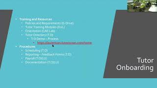 Laurentian University - TutorOcean Training Video 2019F