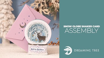 SVG File - Snow Globe Shaker Card - Assembly Tutorial