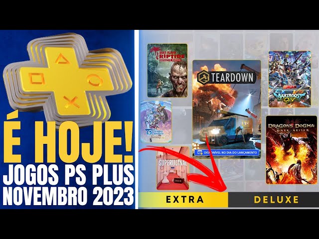 PlayStation Plus Extra e Deluxe de novembro de 2023 - Save State