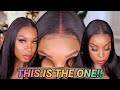 New Air Lace! Most Natural Buss Down Middle Part Lace Wig Install Tutorial