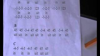 Room to Move, deel 2: Tablatuur met uitleg, om direct mee te spelen ! (Toonsoort G Bluesharp in C)