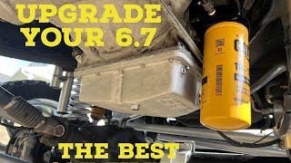 11-22 6.7 POWERSTROKE SPE OIL PAN & FILTER HOUSING w/ CAT FILTER 1R-1807 Full Install #cat