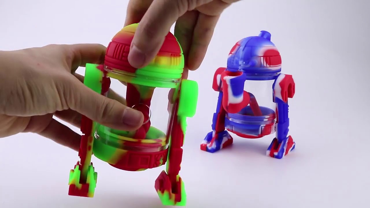 Siliclab robot silicone bubbler smoking pipes