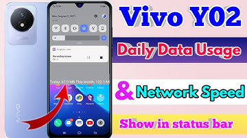 how to show daily data usage in vivo y02 | vivo y02 show daily data usage