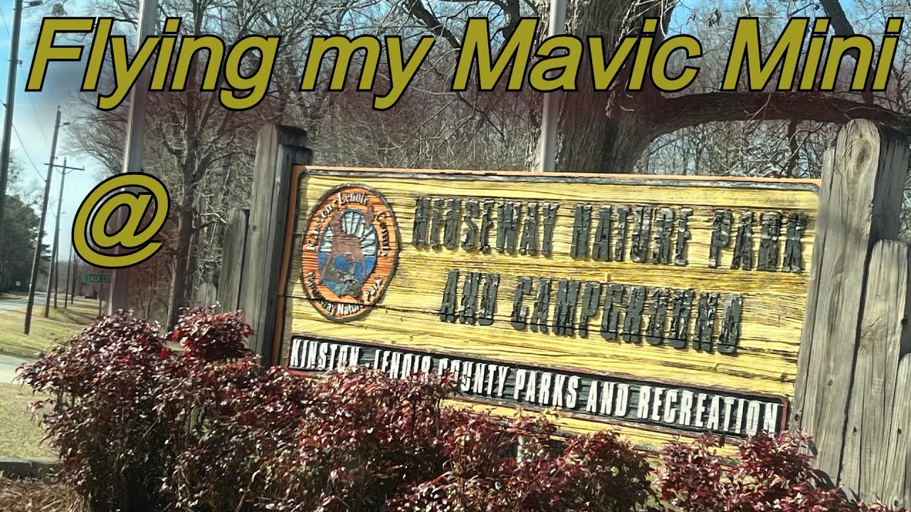 Flying my Mavic Mini at the Neuseway Nature Park and Campground. Hope