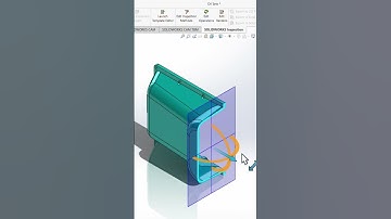 How to use section view #3d #solidworks #3ddesign #solidworkstutorial