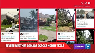 UPDATE: Tracking severe weather damage in North Texas on Tuesday