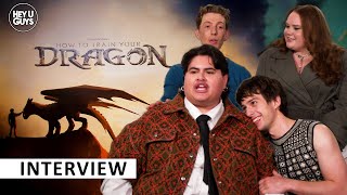 We're just trying to make each other giggle... High jinks with the How to Train Your Dragon cast Information