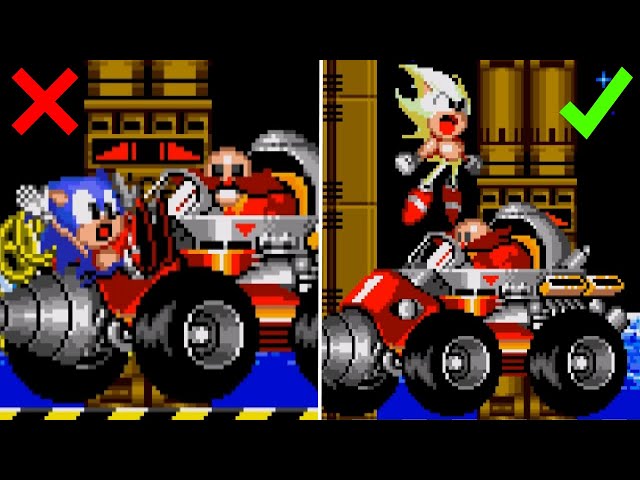 Super Sonic in Robotnik's Revenge ~ Sonic Hacks ~ Gameplay class=