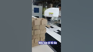 Giải pháp tự động hoá sản xuất hộp cứng #maylamhopcung #robotdathop #maythuthop #mayven4canh