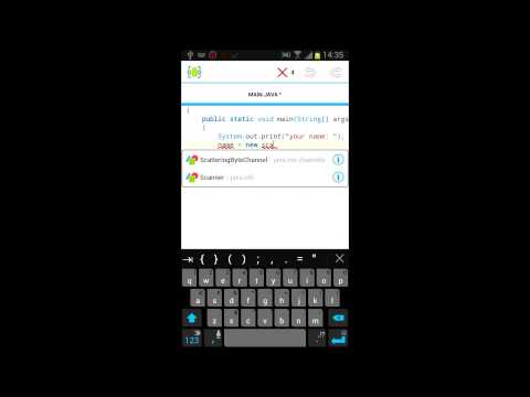 Pure Java coding with AIDE on a Galaxy Note 2