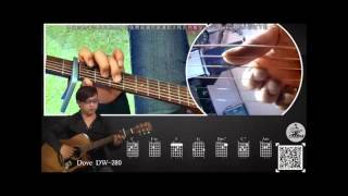 how play When you're old(dang ni lao le)on guitar