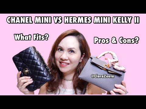 Hermes Mini Kelly vs Pochette - in depth review and comparison #hermeskelly  #hermes 