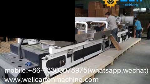 corrugated box assembler partition machine with servo motor
