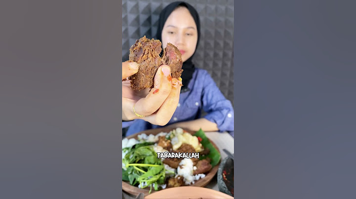 THE RENDANG SEASONING IS VERY MASSIVE #rendang #culinary #food