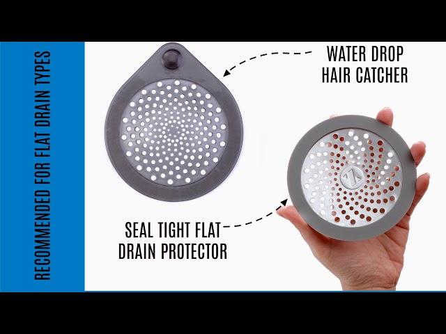 Water Drop Hair Catcher for Shower Drain