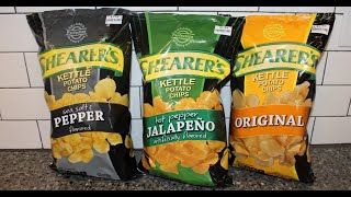 Shearer’s Kettle Potato Chips: Sea Salt & Pepper, Hot Pepper Jalapeño and Original Review