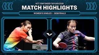 Hitomi Sato Vs Shi Xunyao  Ws Sf  wtttaiyuan 2026