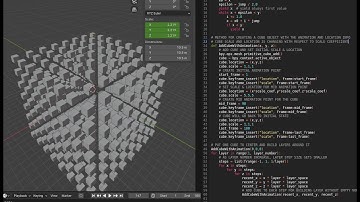 Alive 3D Cube Matrix - Blender & Python | 3D Coder #2