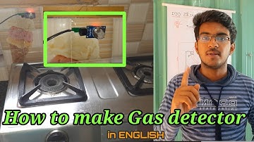 How to make gas detector at home for kitchen with mq06 sensor || Science project ||