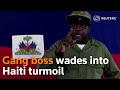 Powerful gang boss wades into Haiti turmoil