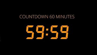 One Hour Countdown ||1 Hour Countdown || 3600 Seconds || sixty Minutes Countdown #countdown #Timer