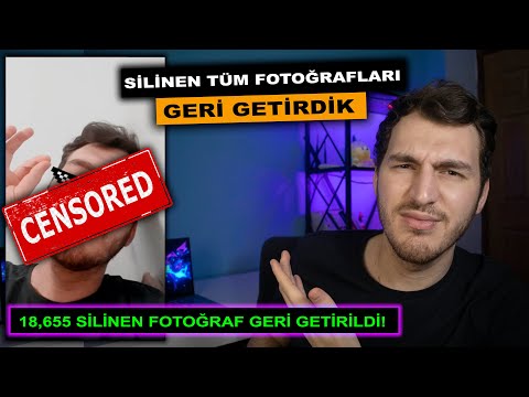 SİLİNEN FOTOĞRAFLARI GERİ GETİREN UYGULAMA \