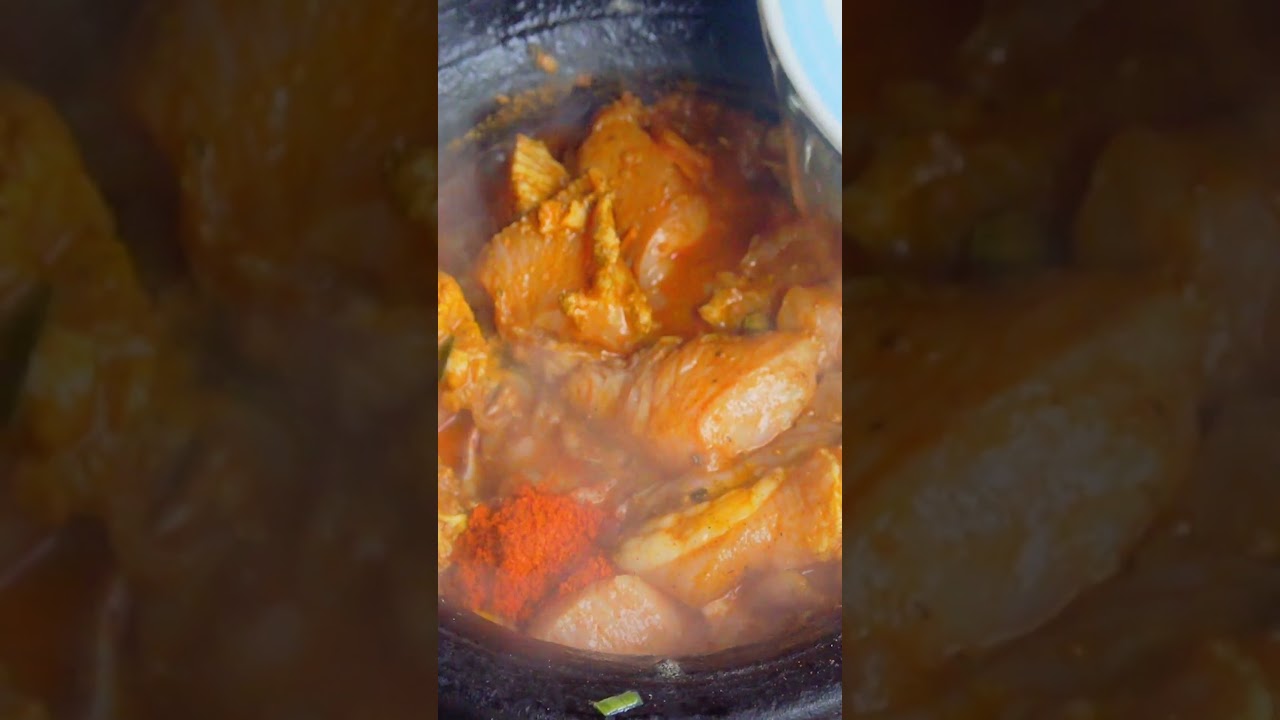 Chicken curry at  Ceylon Village — Ceylon Village Life YouTube video