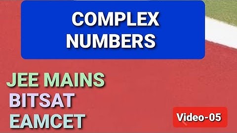 #Complex Numbers#online JEEMAINSquestions from the years OF 2016,2015, 2014#BITSAT#EAMCET#PREVIOUS