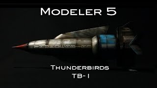 Thunderbird 1 Sci Fi  Gerry Anderson models TAITO Weathering Thunderbirds Model