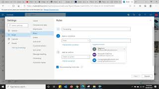 How to forward specific / particular emails from Hotmail / Weboutlook to any other email address!