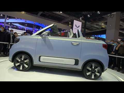 2022 Wuling Hongguang Mini EV Convertible Walkaround