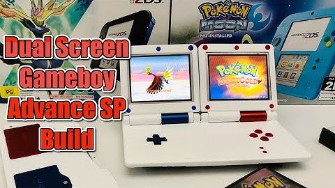 Dual Screen Gameboy Advance Custom Retro Build