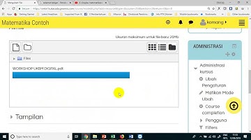 upload file pada moodle