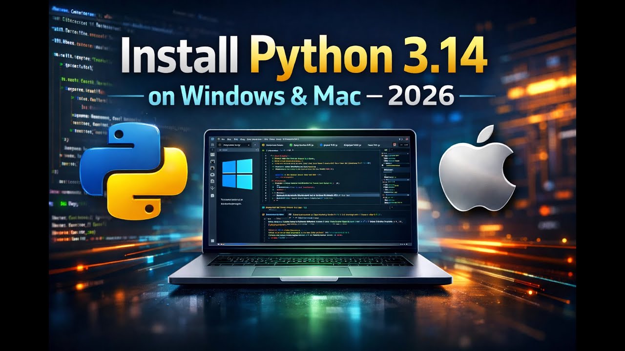 Install Python 3.14 on Windows & Mac 2026 | In swahili