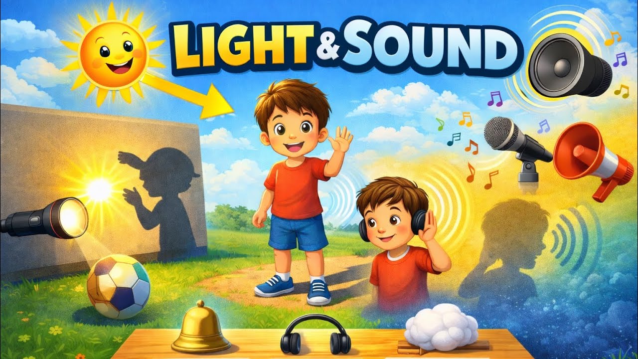 Light and Sound ,class-5 ,chapter -4