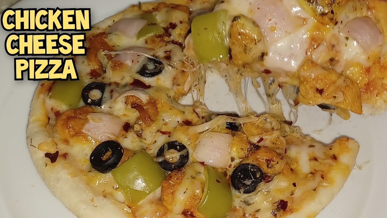 Pizza without oven chickencheese pizza homemade how to make pizza dough  pressure cooker pizza