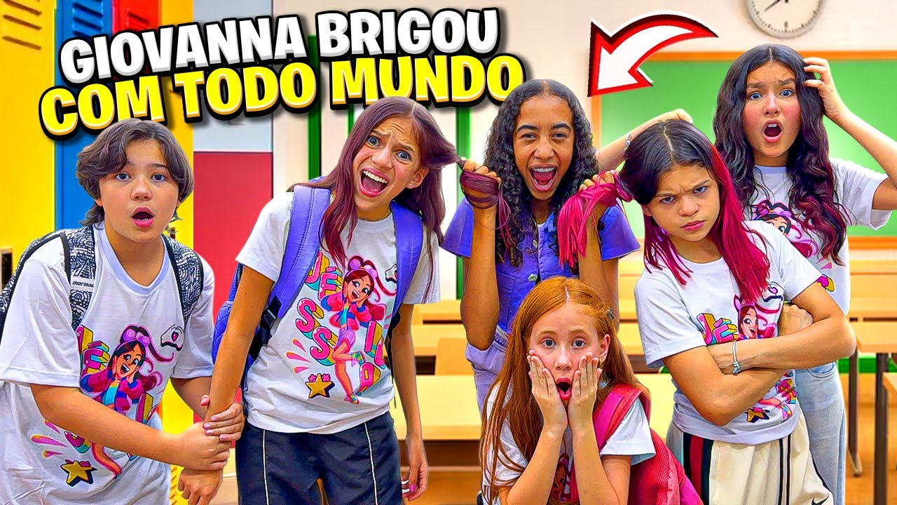 GIOVANNA BRIGOU COM TODOS NA ESCOLA ( JÉSSICA SOUSA)