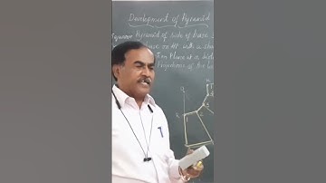 Engineering Drawing/ Development of Square Pyramid/ Technical video/ viralvideo