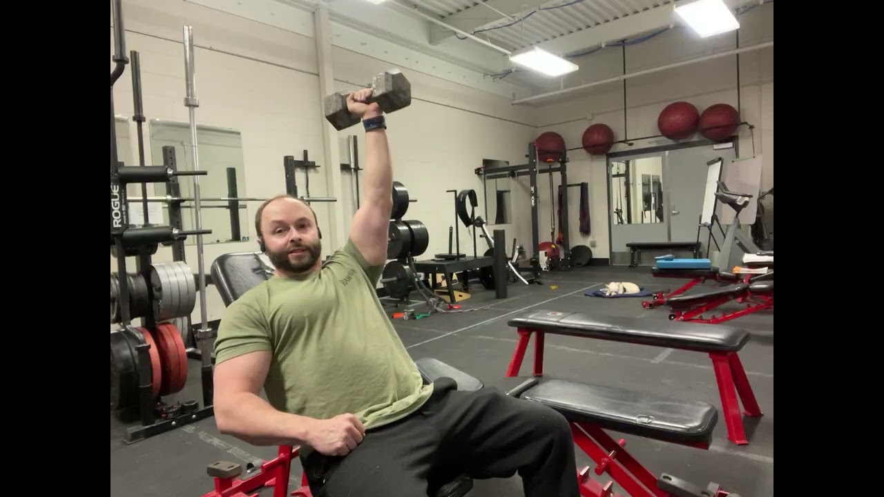 Db one arm neutral shoulder press