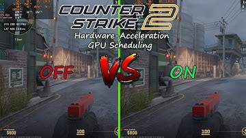 CS2 Hardware-Acceleration GPU Scheduling (HAGS) OFF vs ON | REFLEX ENABLE | TRAIN : Patch 22/01/2025