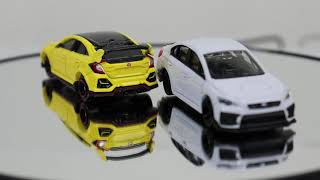 【トミカ】No.40 ホンダ シビック ＆ No.115 スバル WRX S4 STI Sport # をあけてみた。
